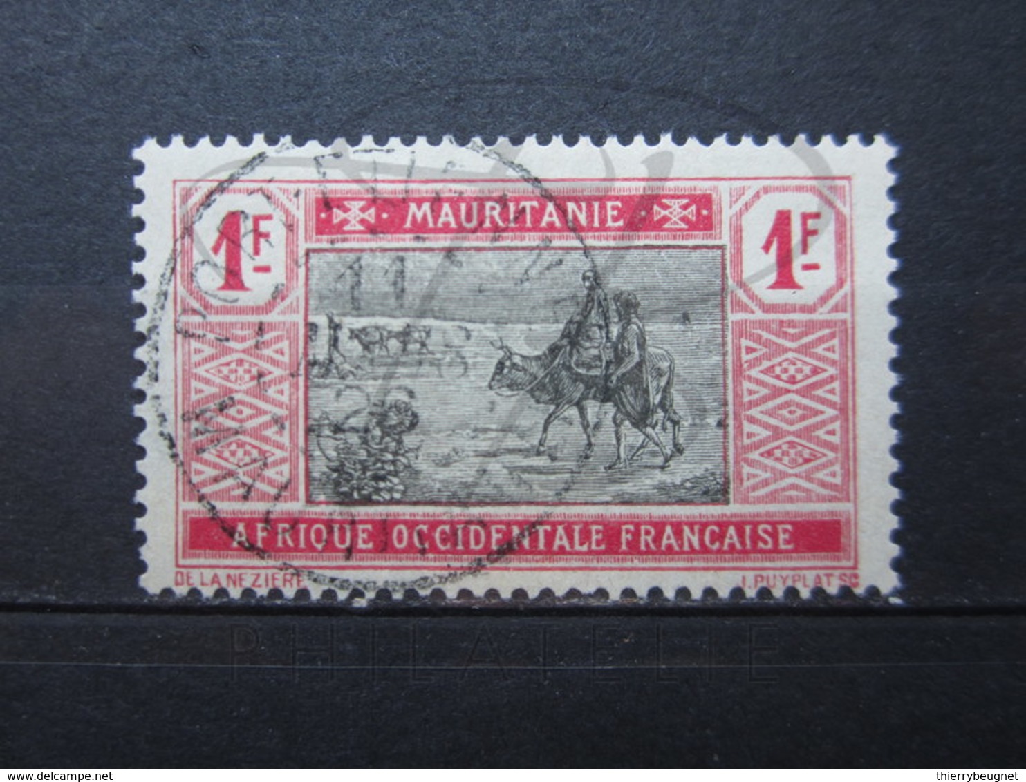 VEND BEAU TIMBRE DE MAURITANIE N° 31 , OBLITERATION " PORT-ETIENNE " !!! - Gebruikt