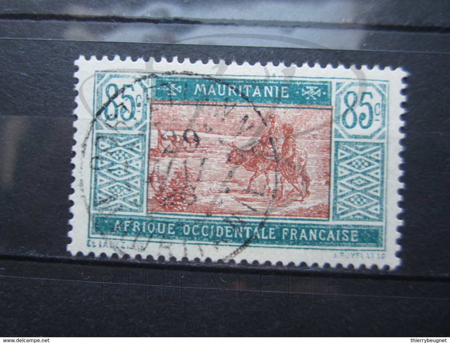 VEND BEAU TIMBRE DE MAURITANIE N° 49 , OBLITERATION " PORT-ETIENNE " !!! - Used Stamps