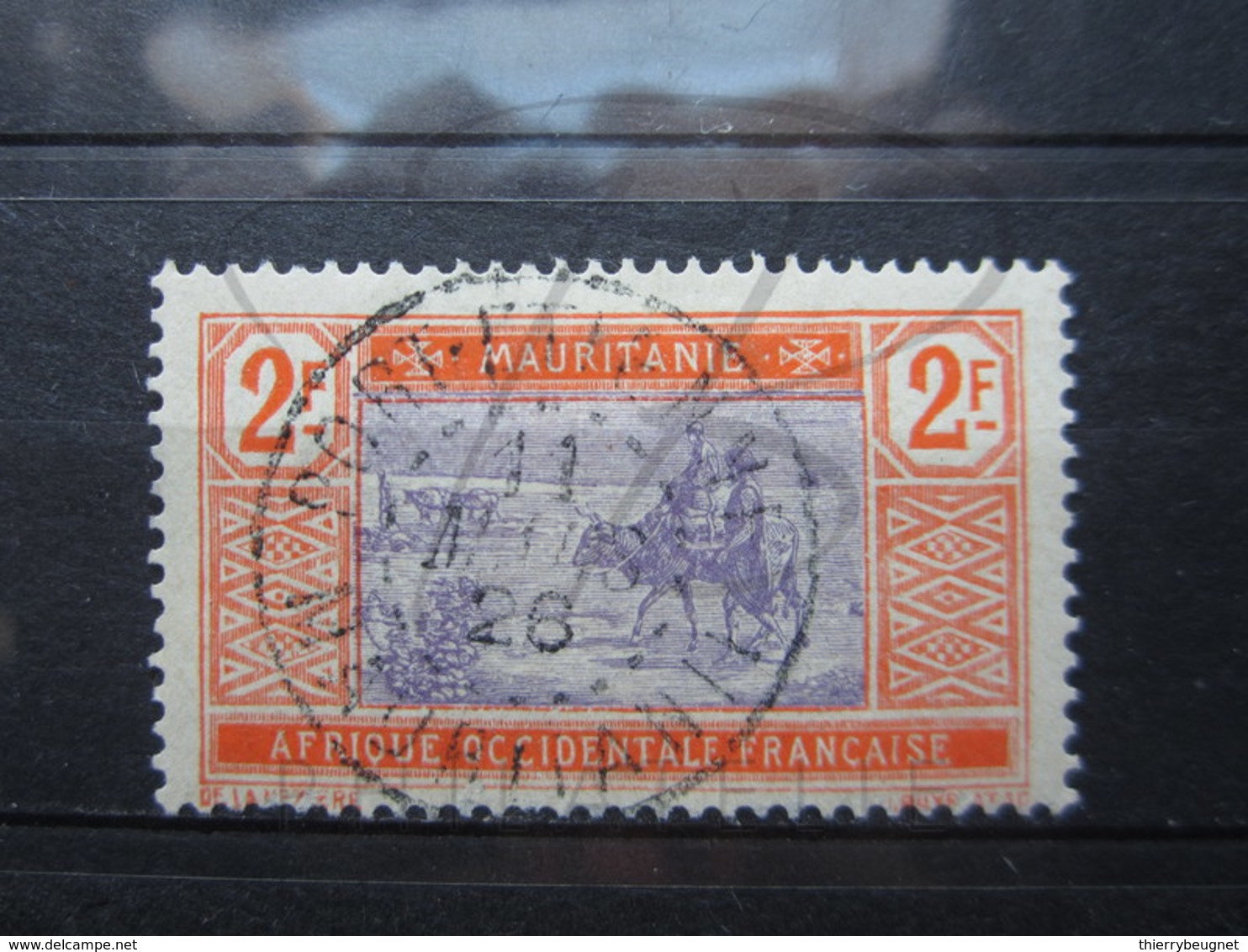 VEND BEAU TIMBRE DE MAURITANIE N° 32 , OBLITERATION " PORT-ETIENNE " !!! - Used Stamps