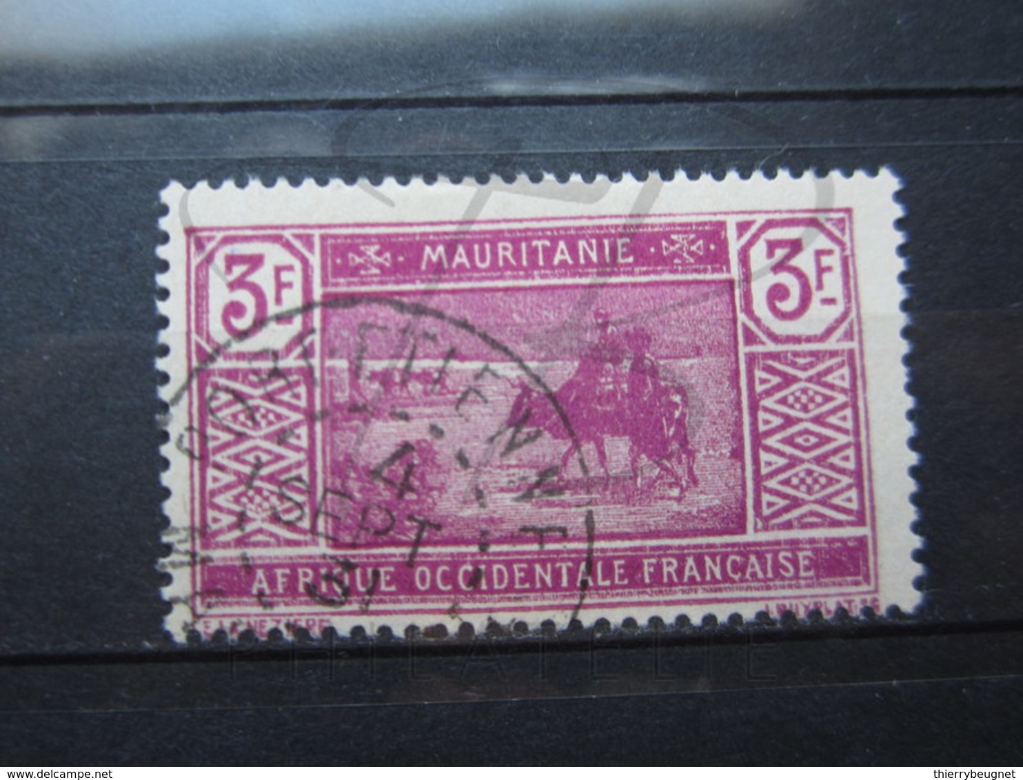 VEND BEAU TIMBRE DE MAURITANIE N° 61 , OBLITERATION " PORT-ETIENNE " !!! - Oblitérés