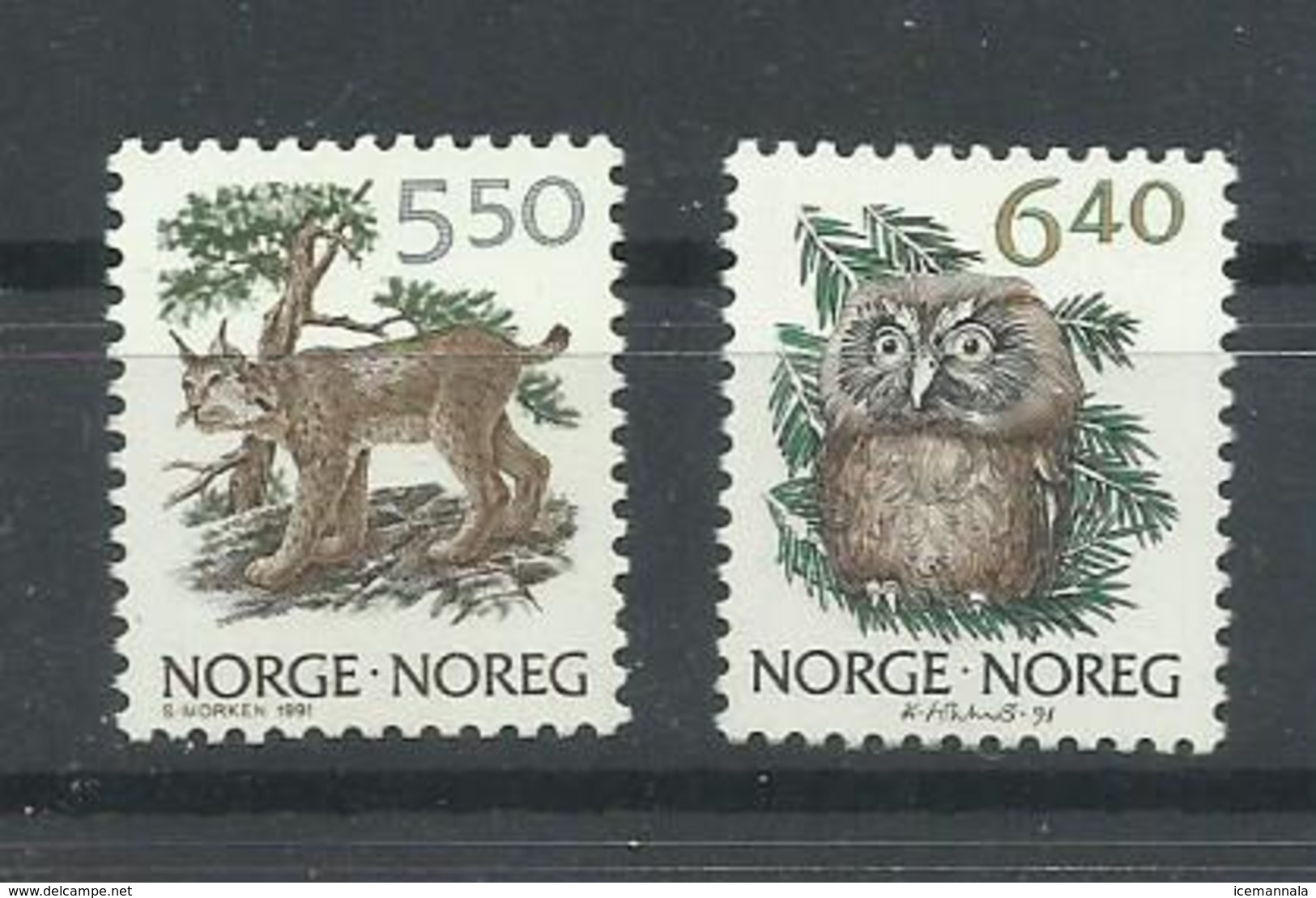 NORUEGA YVERT 1016/17    MNH  ** - Neufs