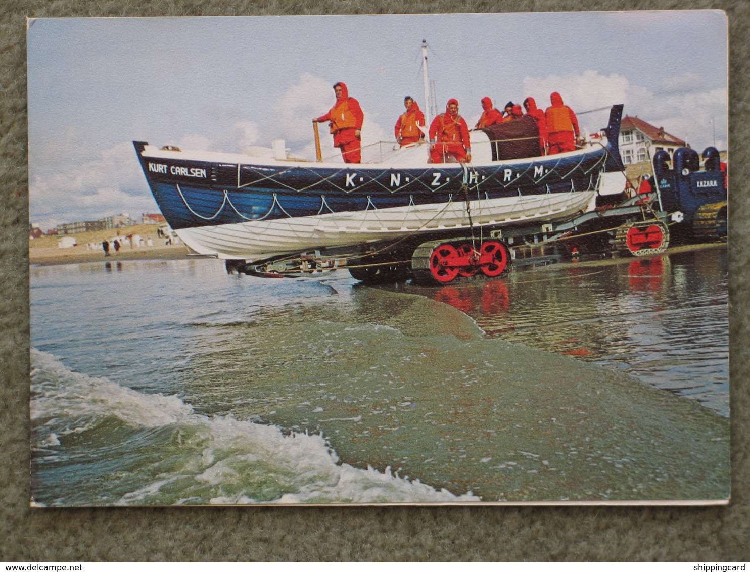 DUTCH LIFEBOAT GREETINGS CARD - Other & Unclassified