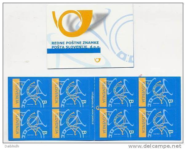 SLOVENIA 2004 Posthorn Definitive Rate B Self-adhesive Booklet.  Michel 476 - Slowenien