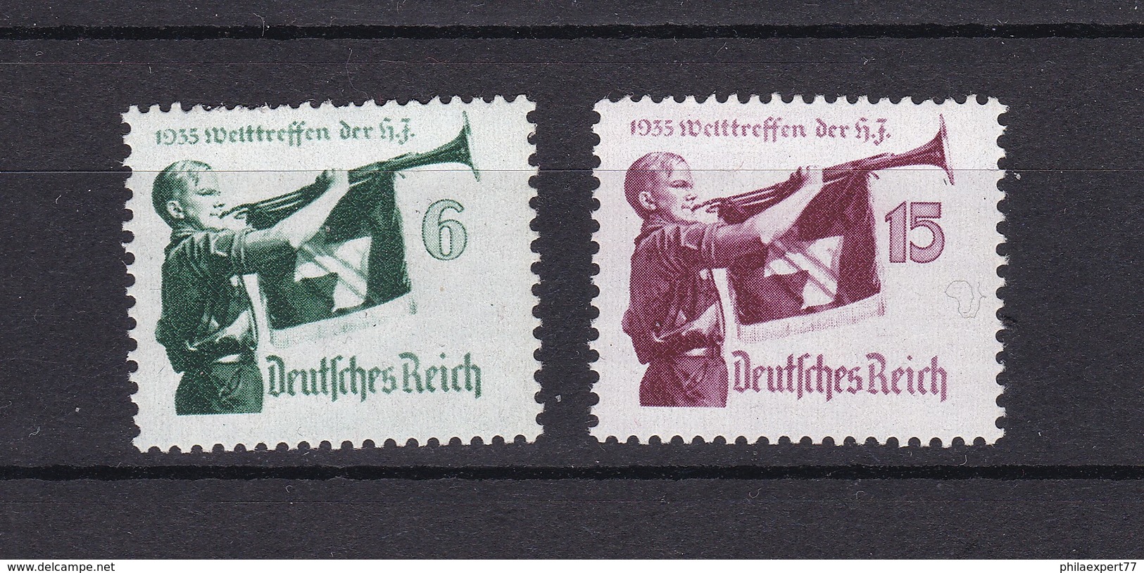 Deutsches Reich - 1935 - Michel Nr. 584/585 - Ungebr. - Ungebraucht