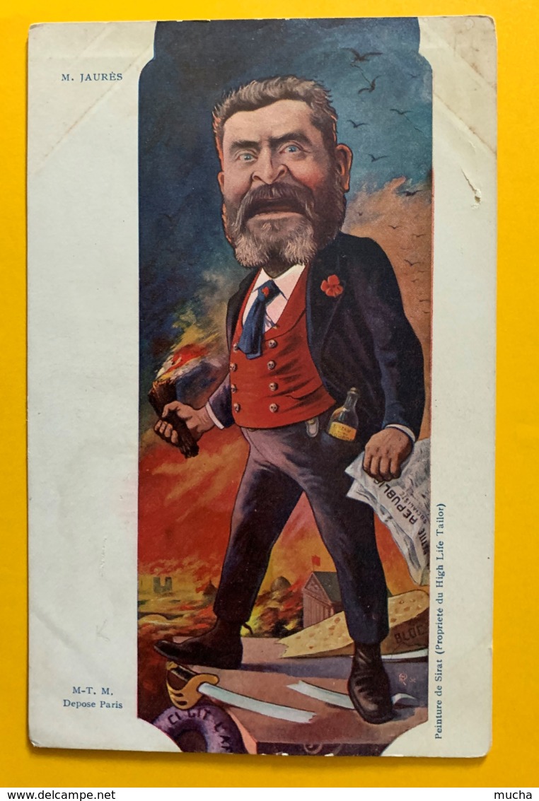 8565 -  Politique Caricature M. Jaurès - Moloch