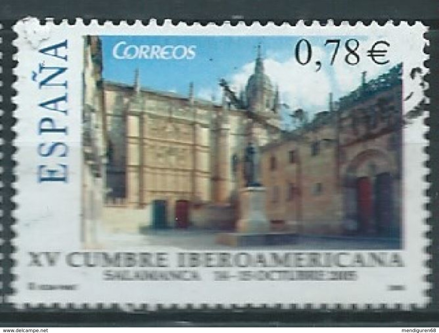 ESPAGNE SPANIEN SPAIN ESPAÑA 2005 IBEROAMERICAN SUMMIT SALAMANCA  UNIVERSITY USED ED 4188 YT 3780 MI 4075 SG 4135 SC 33 - Usados