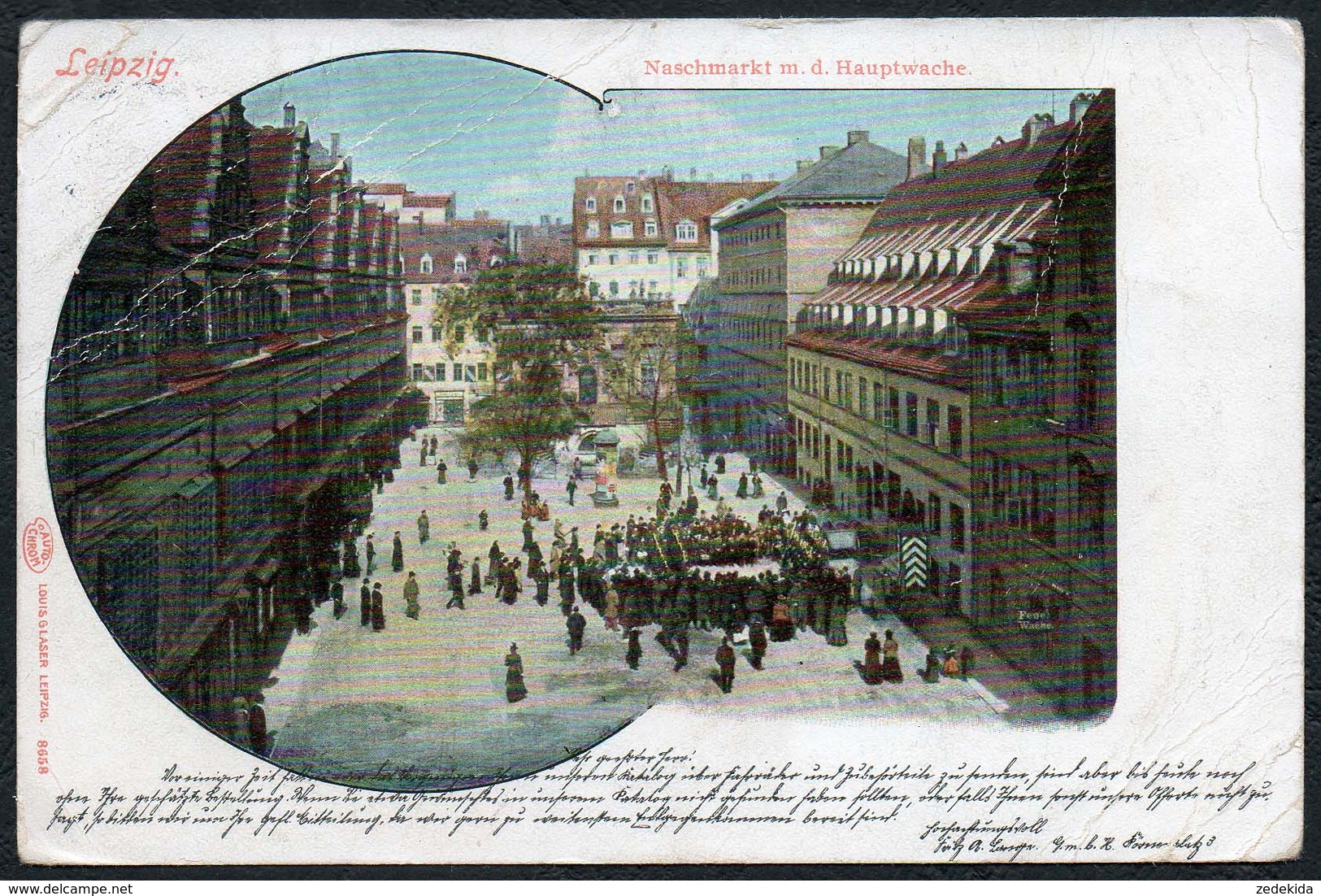 C4804 - Leipzig - Naschmarkt Hauptwache - Louis Glaser - Leipzig