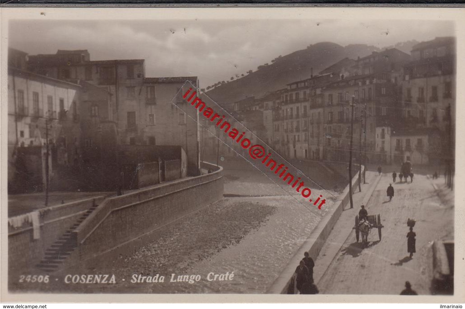 ** COSENZA.- STRADA LUNGO CRATE' ** - Cosenza