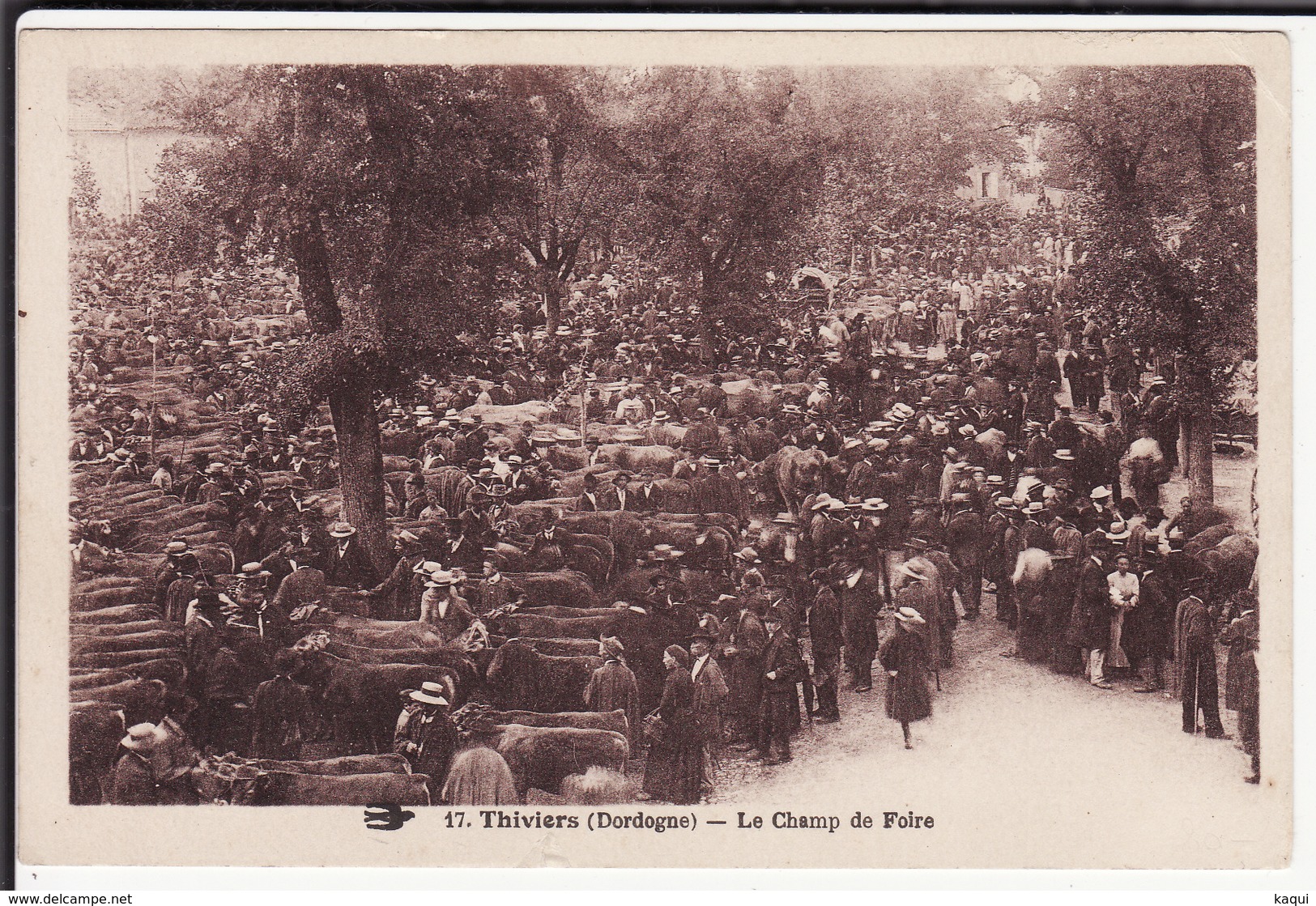 DORDOGNE - THIVIERS - Le Champ De Foire ( Animation ) - Fairs