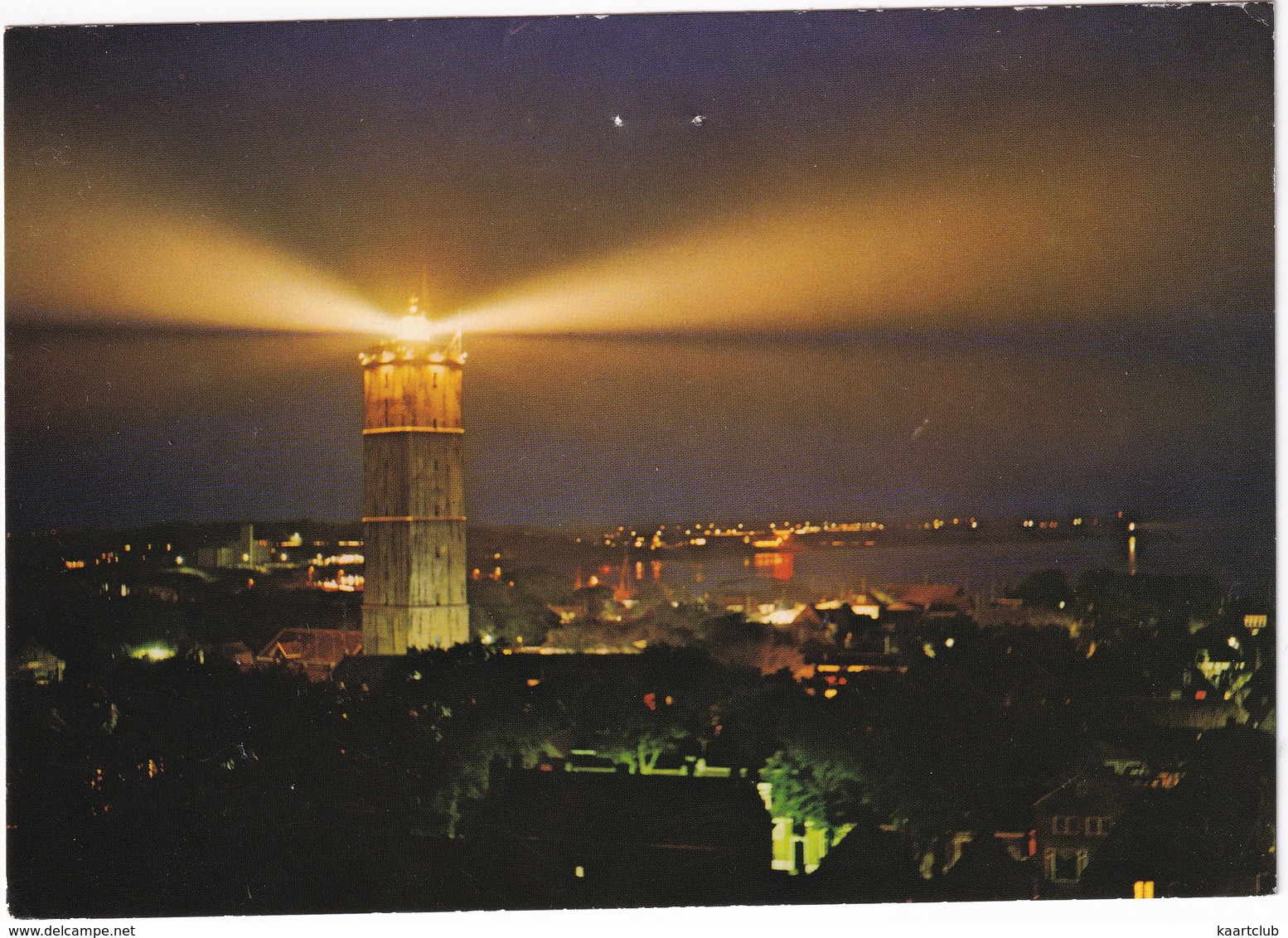 West-Terschelling Met Brandaris Bij Nacht -  (Holland) - Terschelling