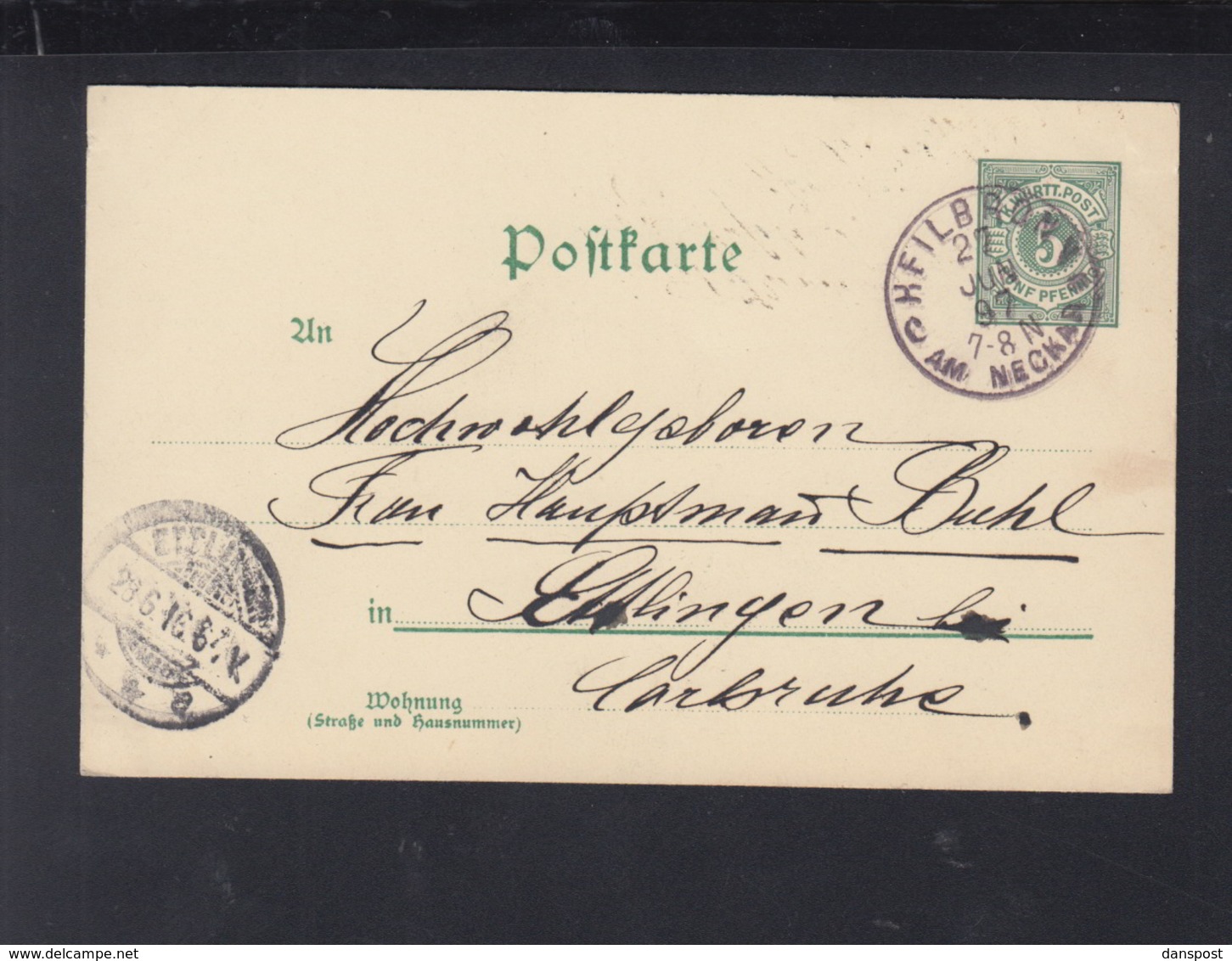 Württemberg Bild-PK 1897 Ausstellung Heilbronn 1897 - Altri & Non Classificati