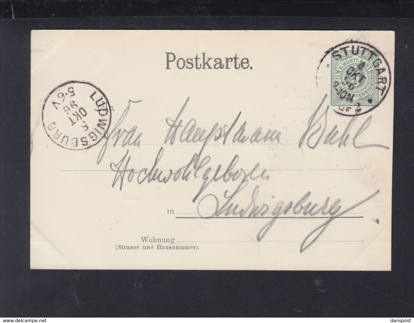 Württemberg Bild-PK Stuttgart 1896 Nach Ludwigsburg - Other & Unclassified