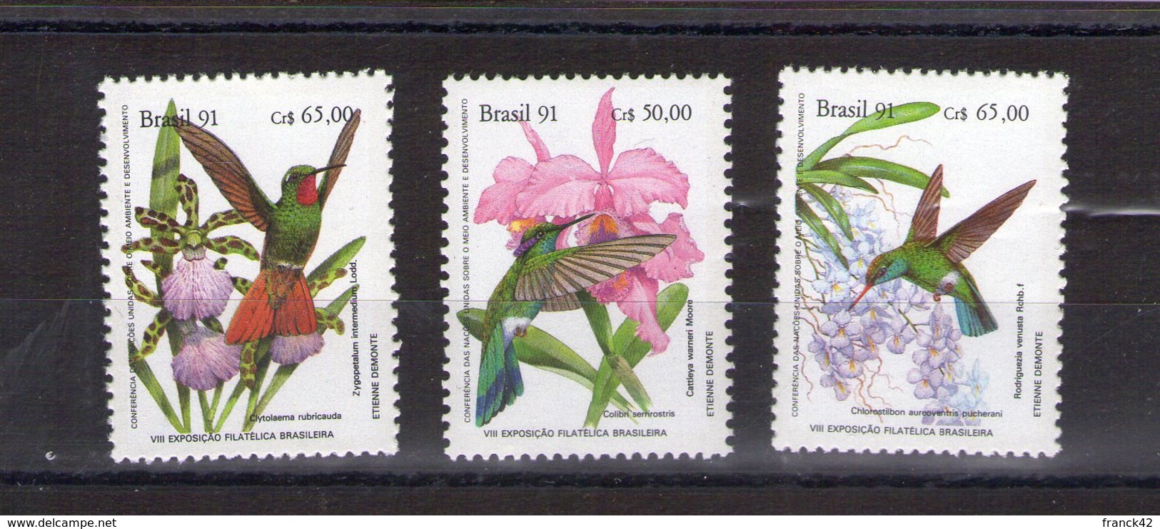 Brésil. Colibris Et Orchidées - Nuovi