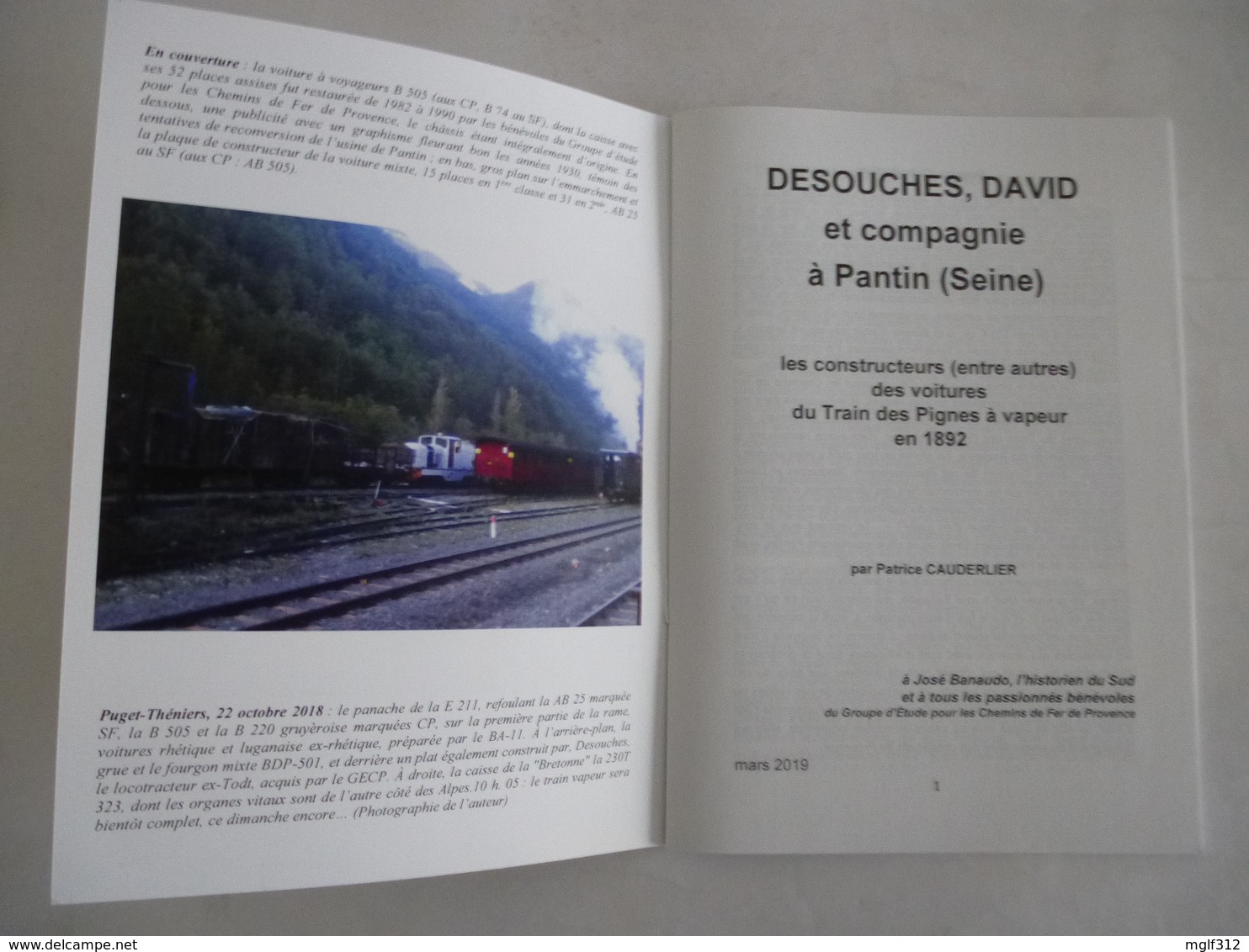 DESOUCHES, DAVID Et COMPAGNIE : Carrossiers Et Constructeurs Ferroviaire à PANTIN (SEINE) à Partir De 1892 - Railway & Tramway