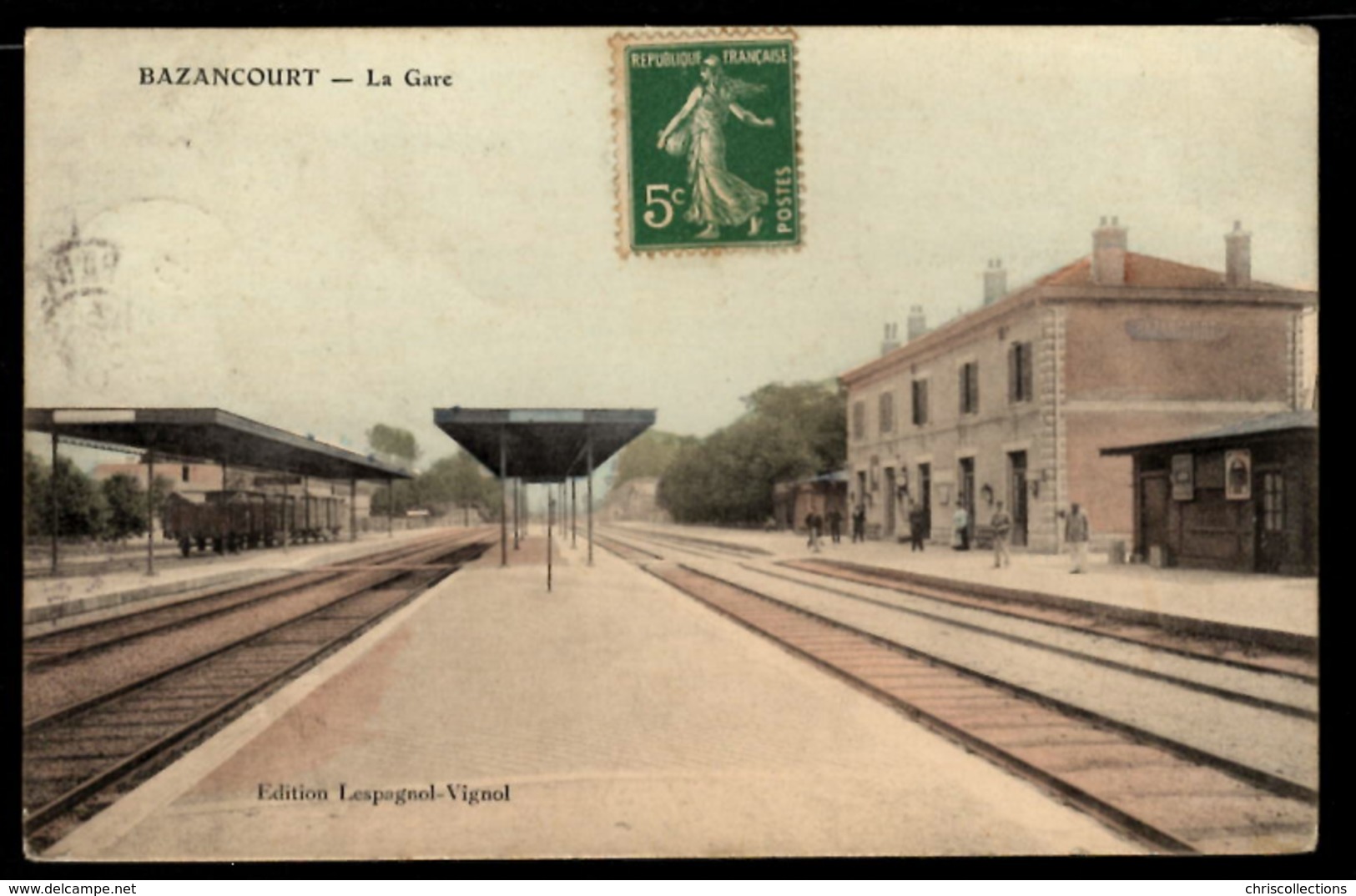 51 -  BAZANCOURT - La Gare - Bazancourt