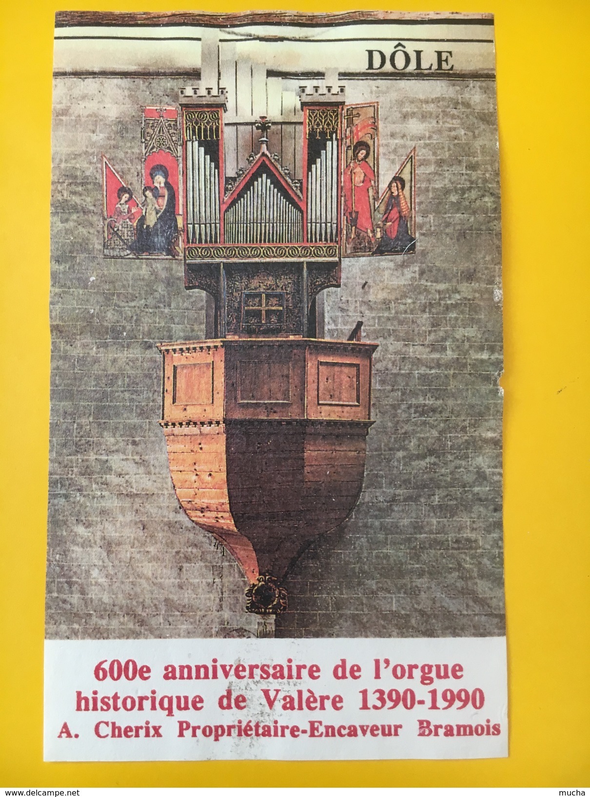 4023 - Dôle 600e Anniversaire De L'orgue Historique De Valère 1390- 1990 Suisse - Music