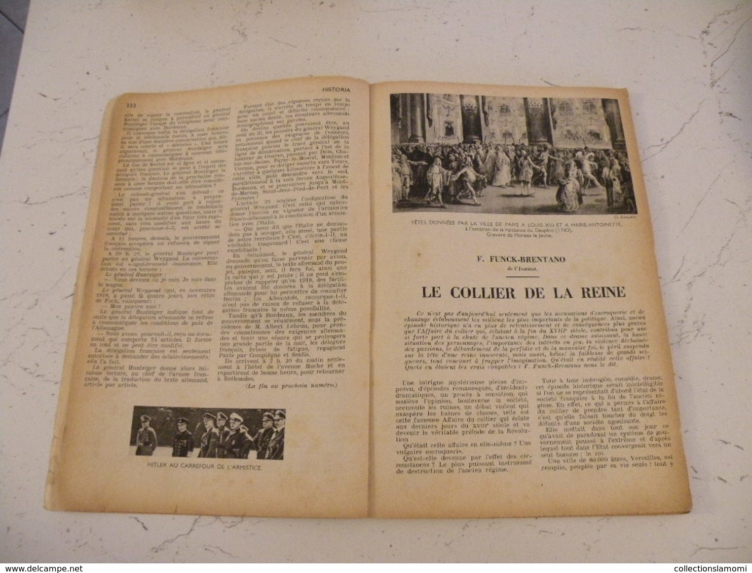 Historia N°42 1950. Wagon De L'Armistice. Bédoyère. Teuf Teuf 1900. Le 9 Thermidor & Autres Histoire - Histoire