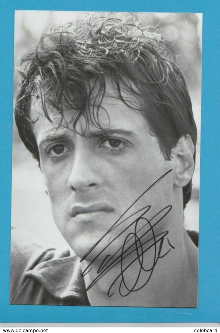 SYLVESTER STALLONE  Original En Personne Signé Brillant PHOTO 13x20 Cm, 5 X 8 Inch  AUTOGRAPHE - Sonstige & Ohne Zuordnung