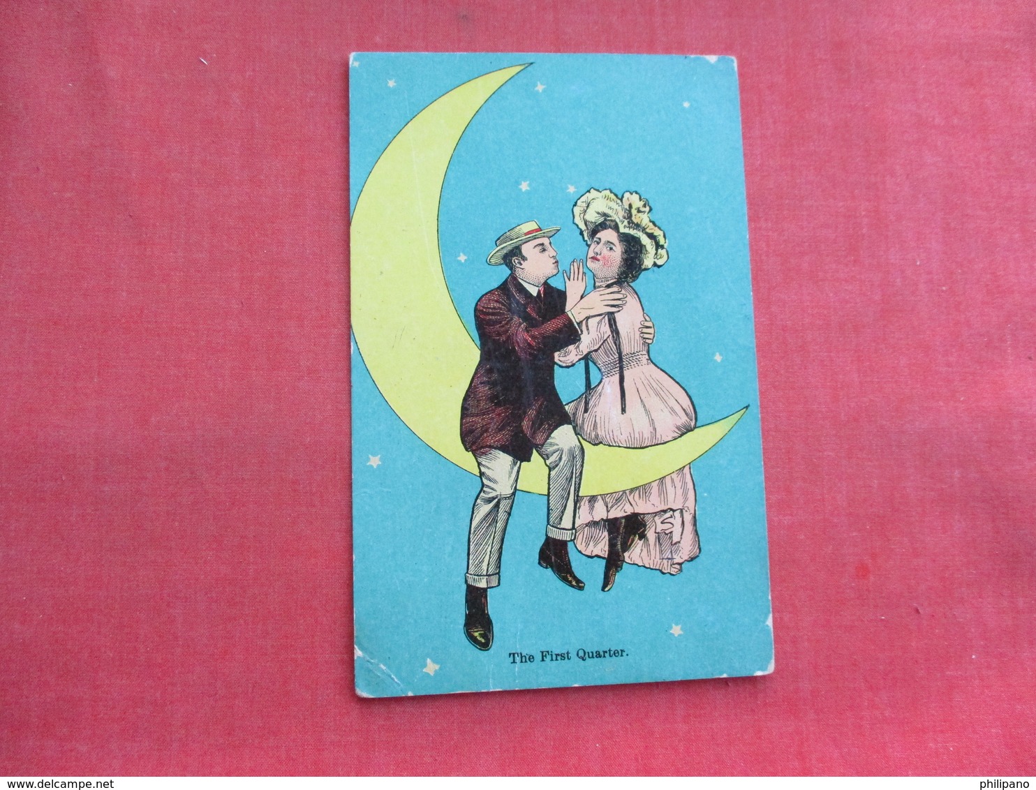 Moon The First Quarter   Romance Couple       Ref 3316 - Couples