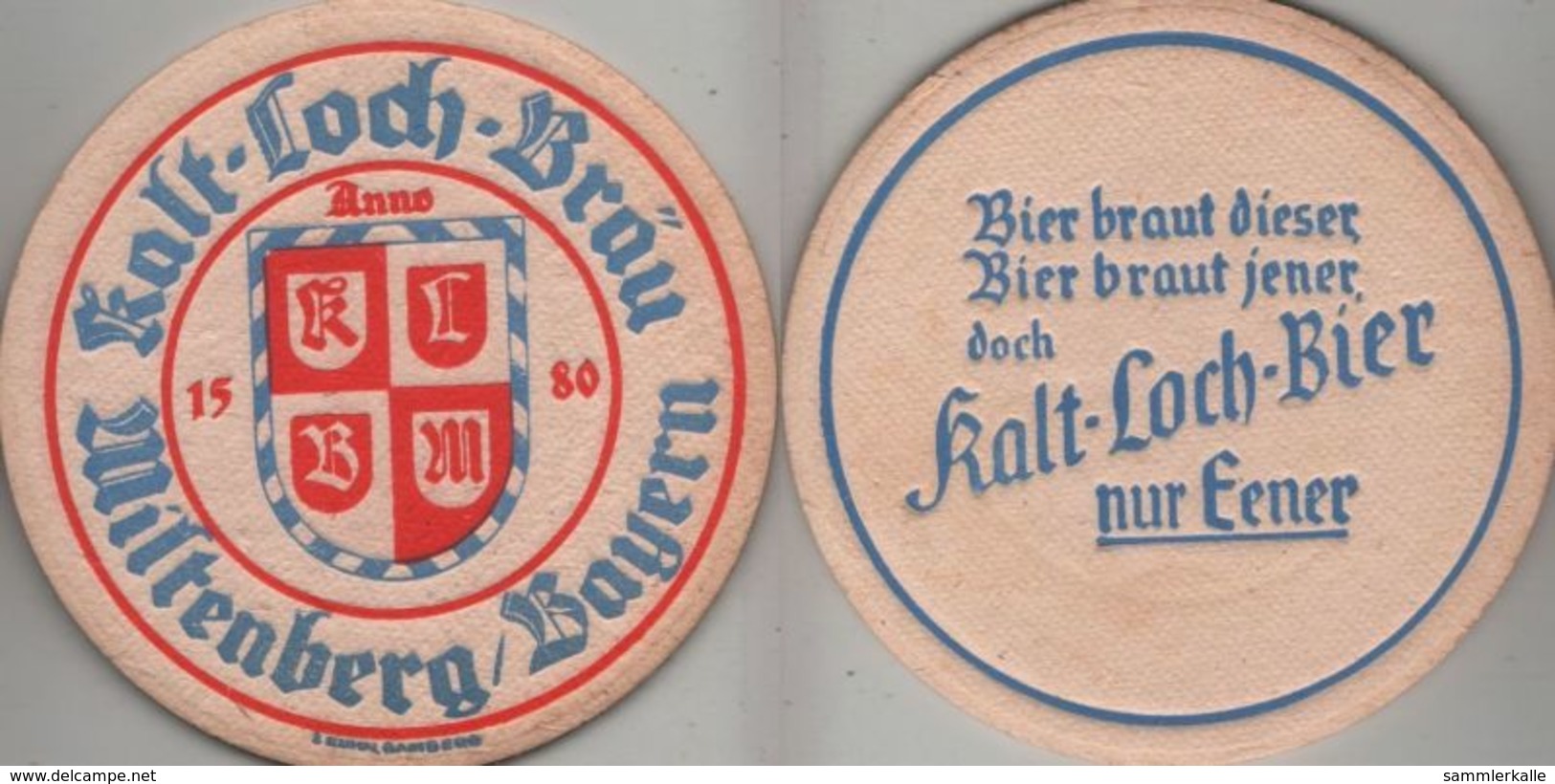 Bierdeckel Rund - Kalt-Loch - Sous-bocks