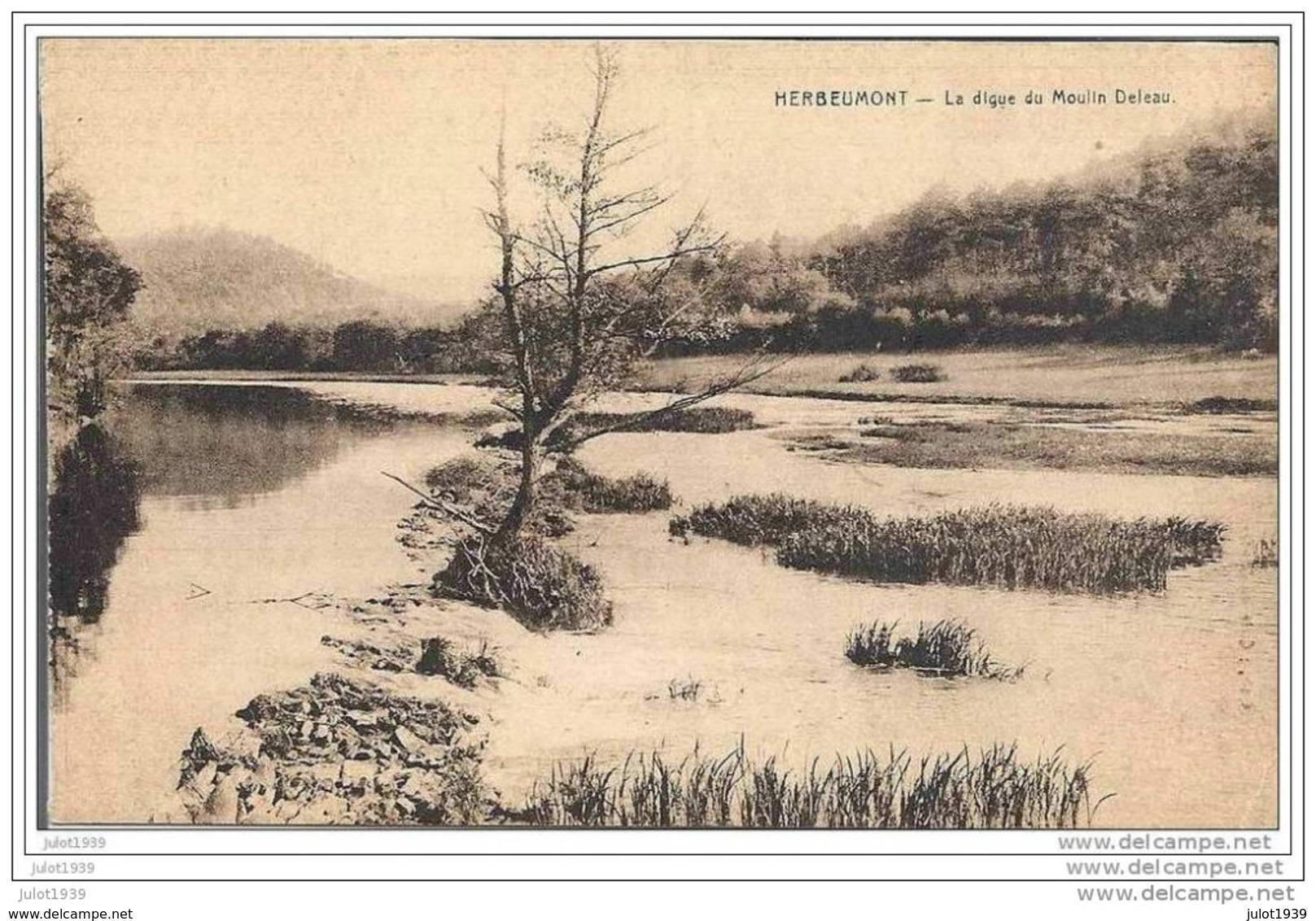 HERBEUMONT ..-- La Digue Du MOULIN   DELEAU . - Herbeumont