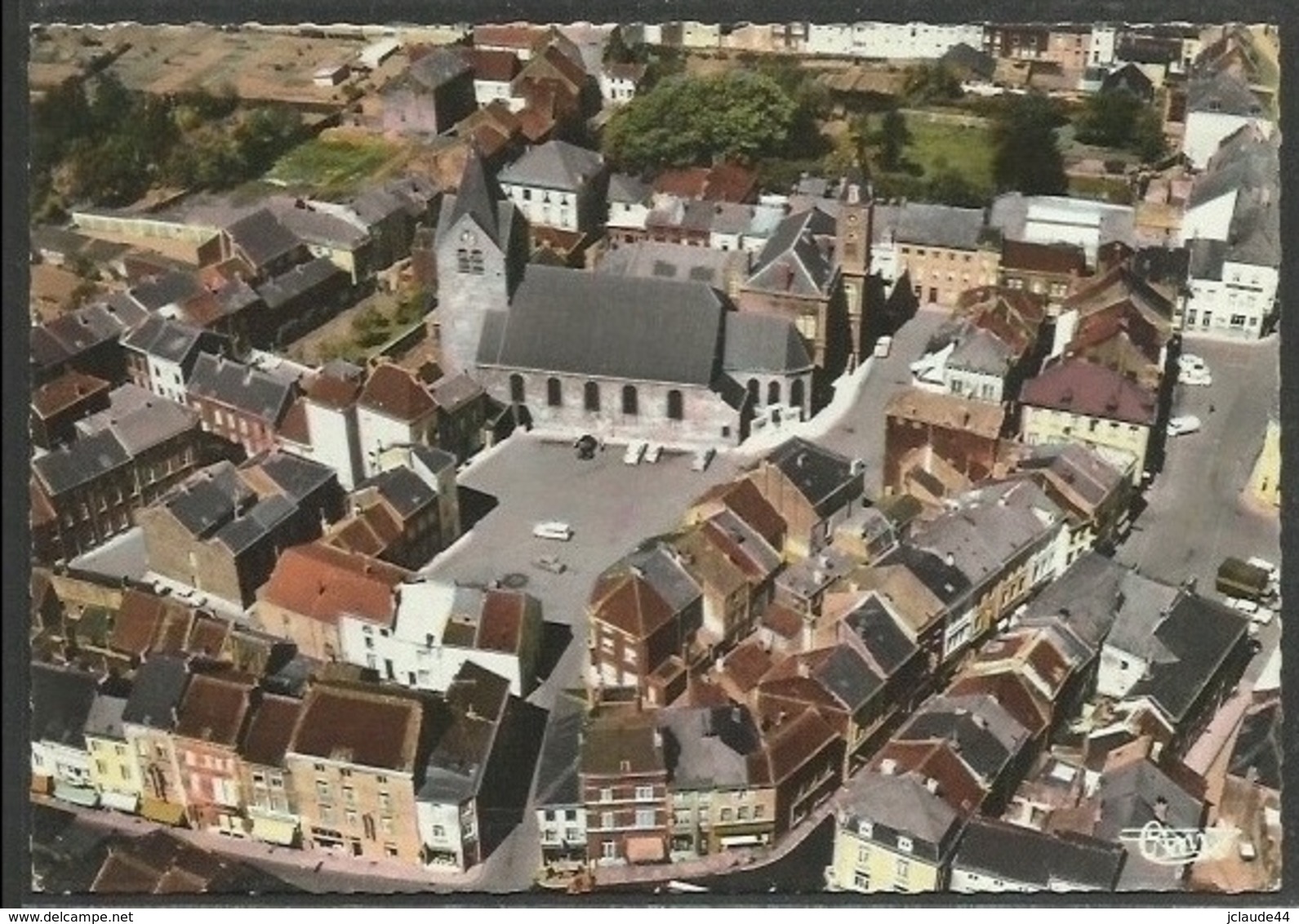 FLEURUS - Vue Aerienne - La Place Ferrer - Fleurus