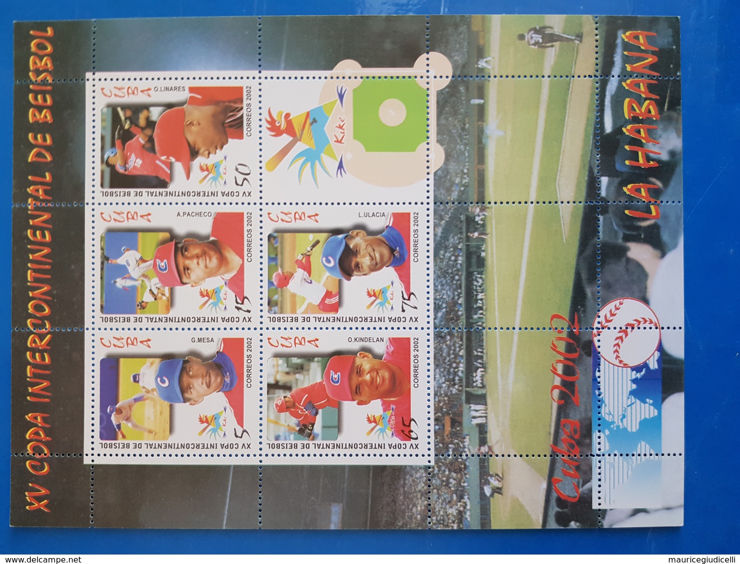 CUBA BLOC NEUF 2002 BEISBOL - Blocks & Sheetlets