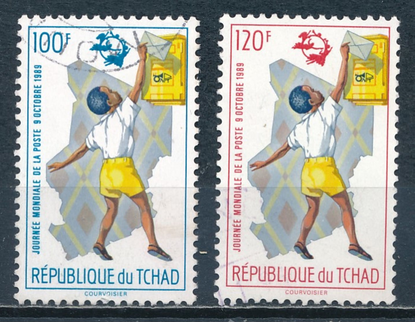 °°° CIAD TCHAD - Y&T N°515A/B - 1989 °°° - Ciad (1960-...)