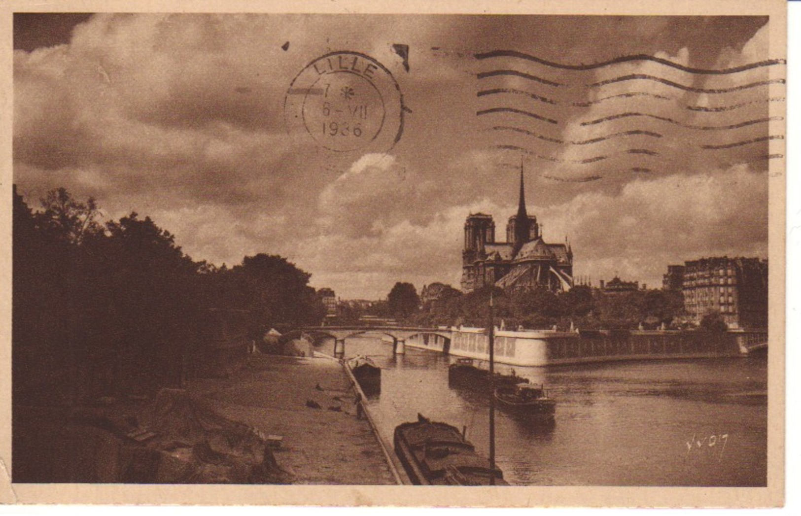 FRANCE : 1936 - Carte Postale De Paris à Lille - L'animal Souffre Comme Vous, Pitié Pour Lui (SPA) - Lettres & Documents