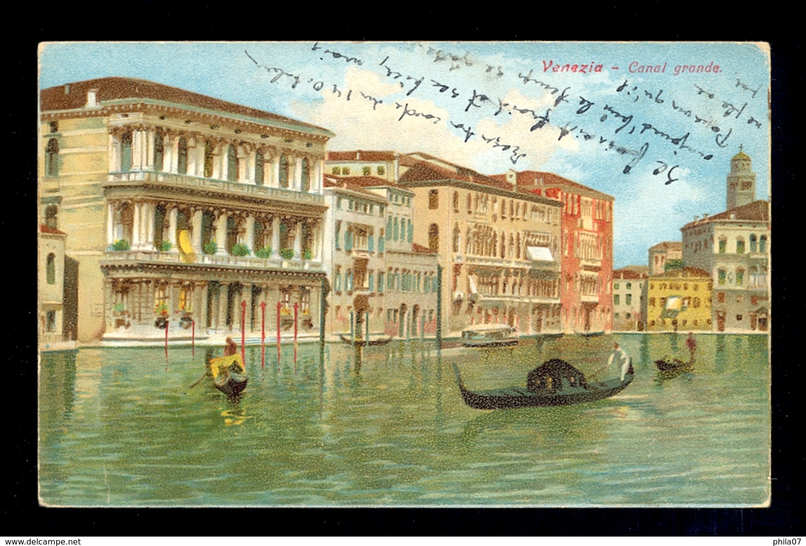 Russia - Postcard Of Venezia Sent Via Petrograd To Paris 17.01. 1915. Censored  / 2 Scans - Autres & Non Classés
