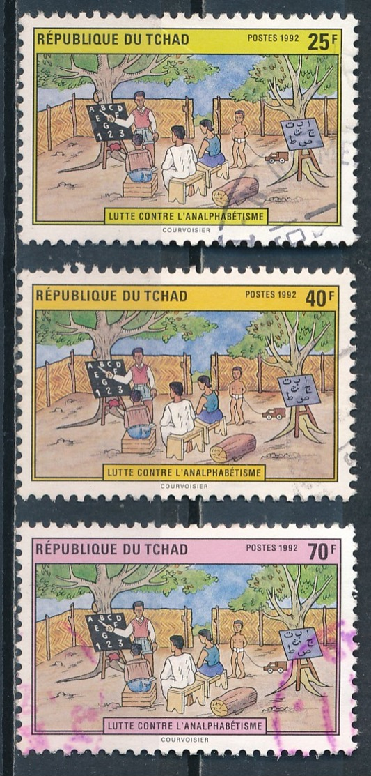 °°° CIAD TCHAD - Y&T N°536/38 - 1992 °°° - Ciad (1960-...)