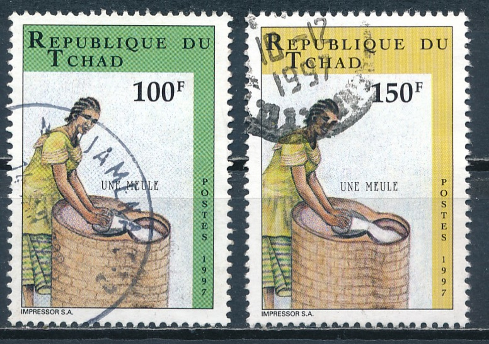 °°° CIAD TCHAD - Y&T N°823/24 - 1997 °°° - Ciad (1960-...)