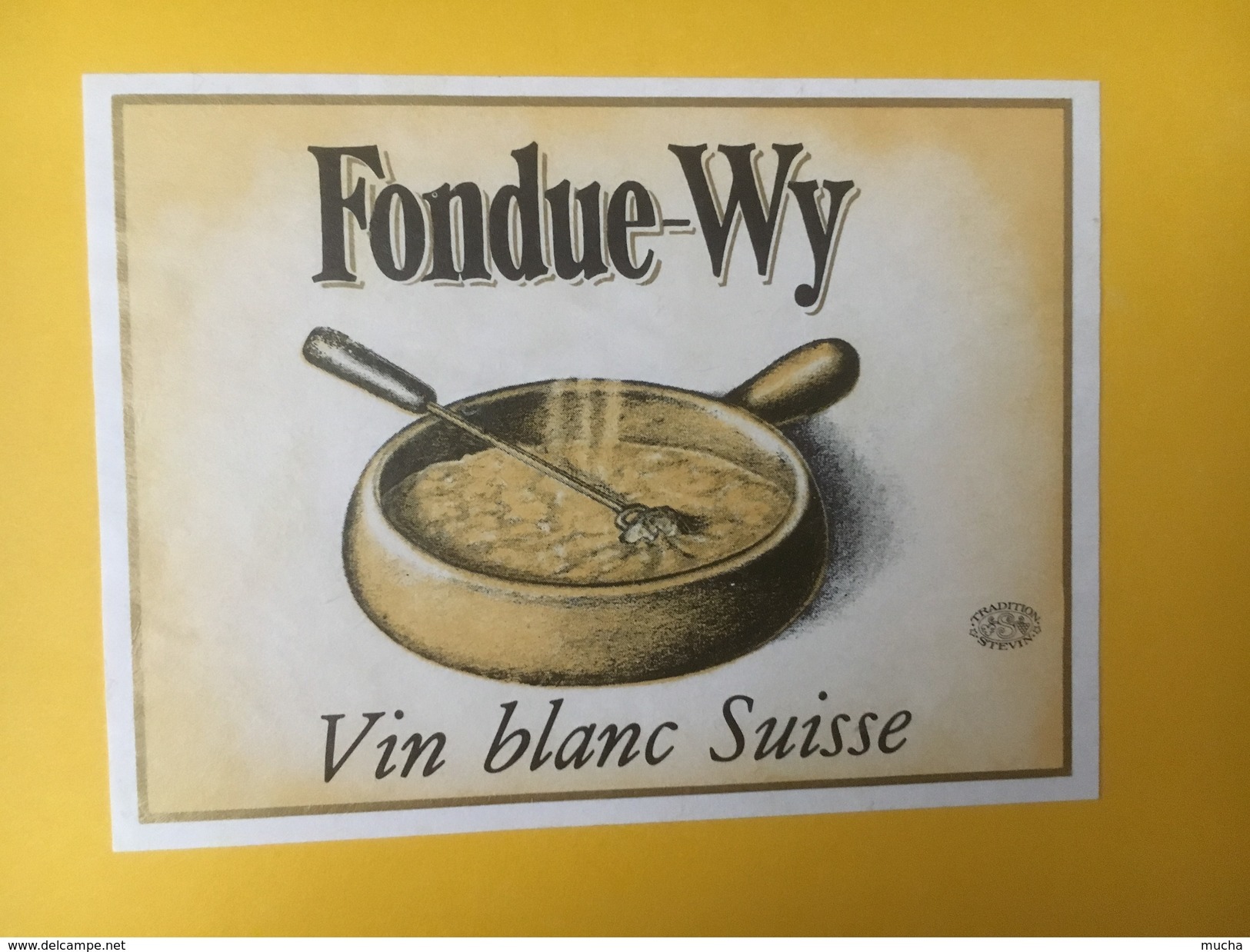 5064 - Fondue-Wy Vin Blanc Suisse - Fonduta