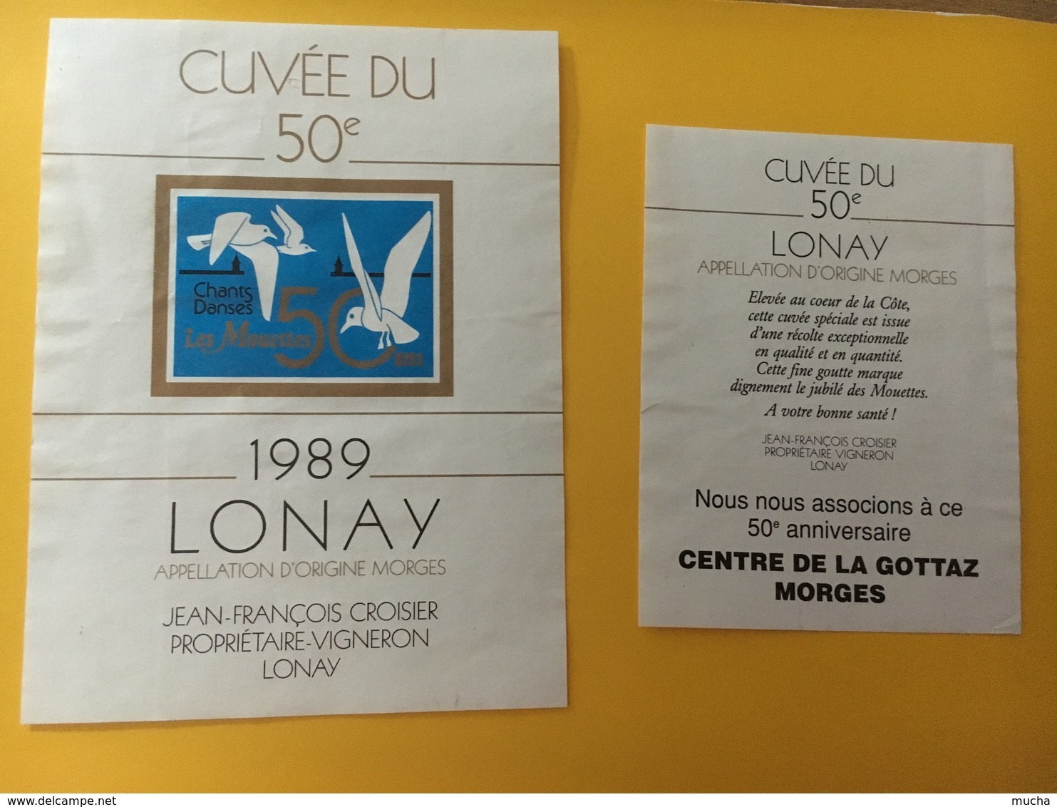 8748 - Cuvée Du 50e Les Mouettes Chants Danses Suisse Lonay 1989 - Musique