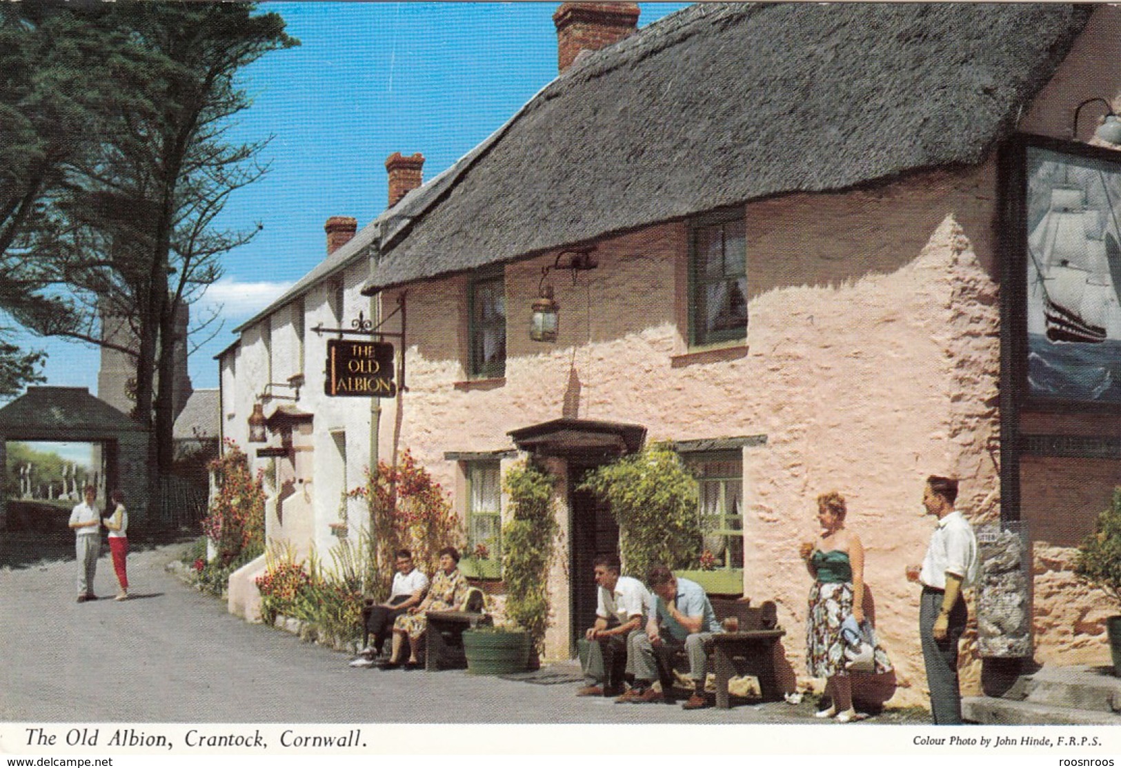 CP CRANTOCK CORNWALL - UK - THE OLD ALBION  - PHOTO JOHN HINDE - Autres & Non Classés