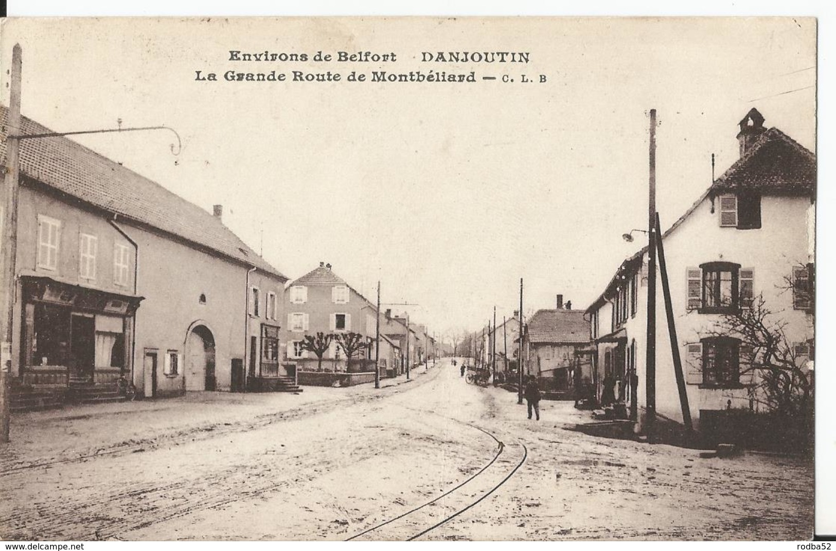 CPA - 90 - Territoire Belfort - Danjoutin - Grande Route De Montbéliard - Other & Unclassified