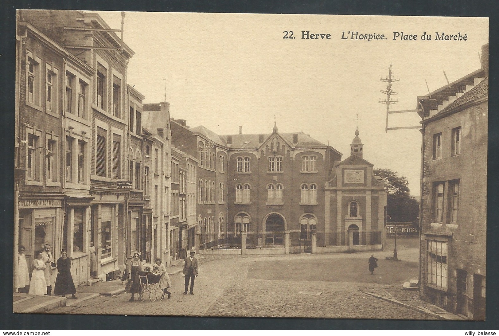 +++ CPA - HERVE - L'Hospice - Place Du Marché  // - Herve