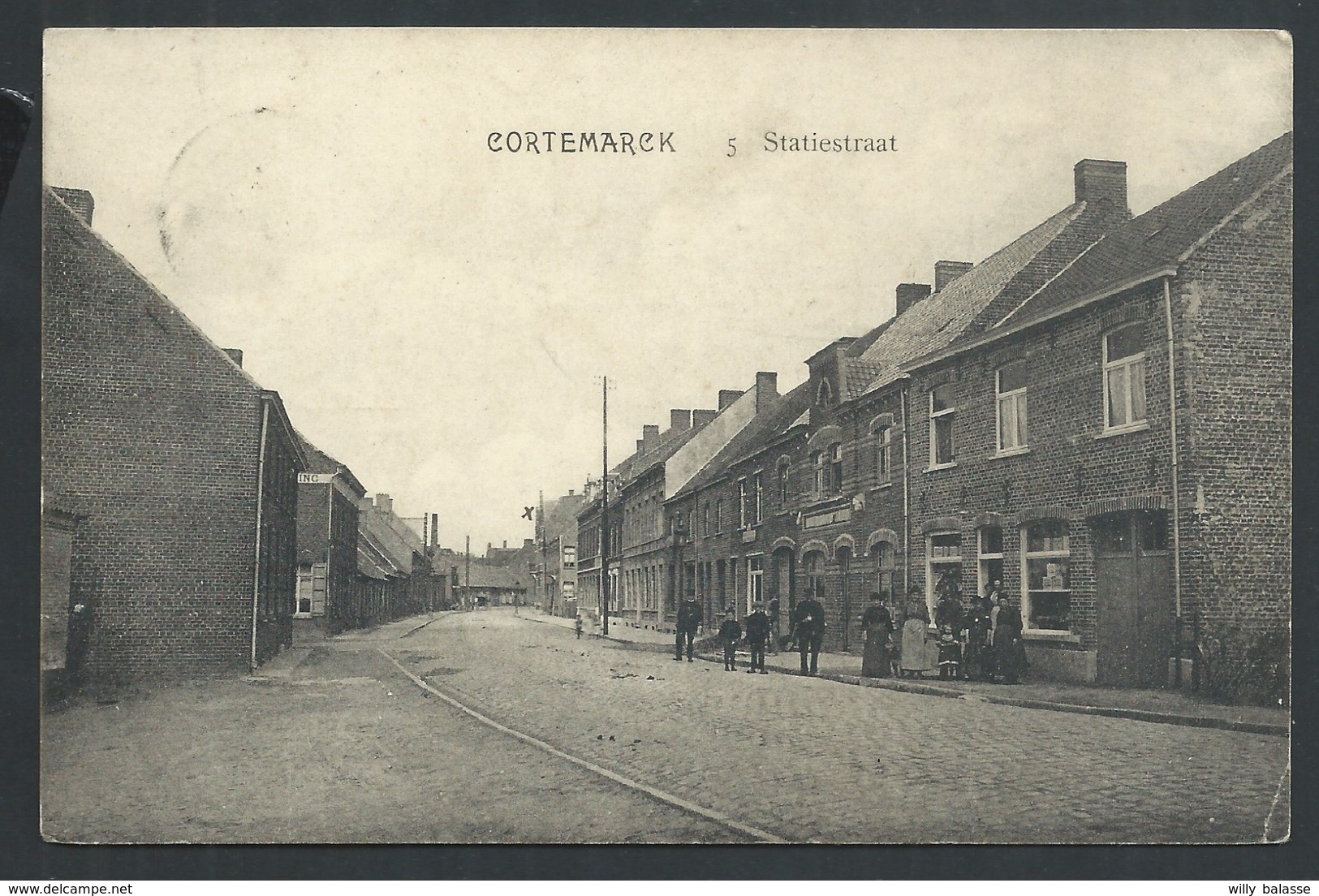 +++ CPA - KORTEMARK  - CORTEMARCK - Statiestraat  // - Kortemark