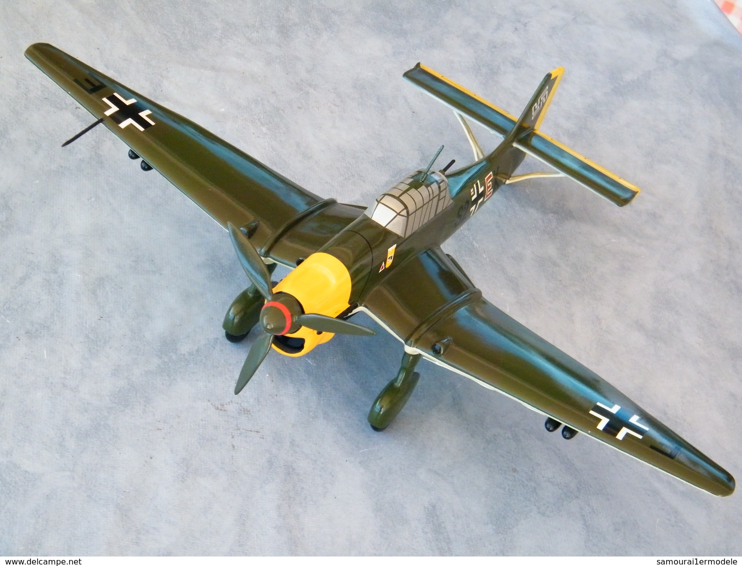 Avion JUNKERS 87 "STUKA" 1936 -1945 , 43 Cm / 1/32e En BOIS Maquette Haut De Gamme Lutwaffe 2nd Guerre Mondiale 39-45 - Aviation