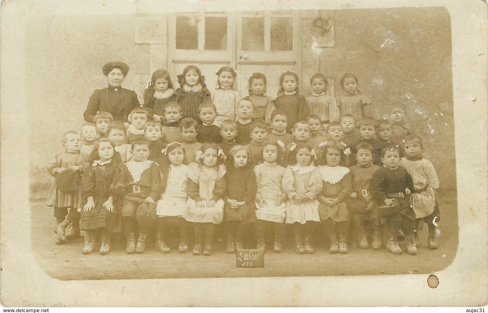 Dép 79 - Ecoles - Enfants - L'Absie - Carte Photo D'écoliers - Ecole - état - L'Absie