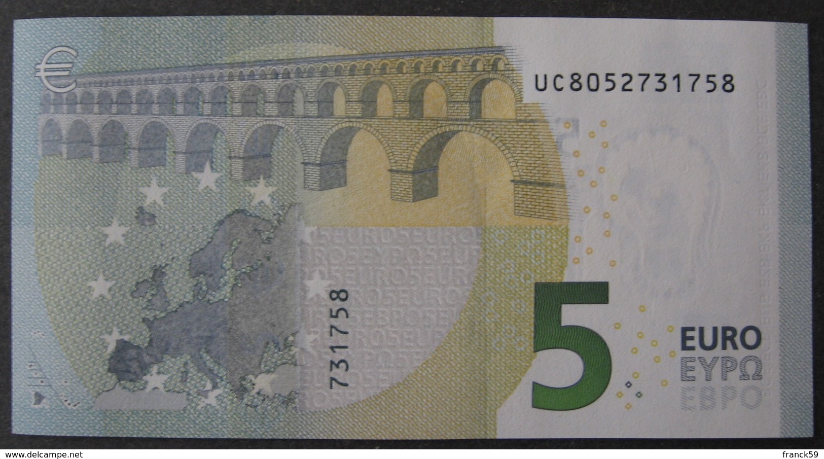 5 Euro France "UC" 2013 Draghi U003I3 LUXE / UNC - 5 Euro