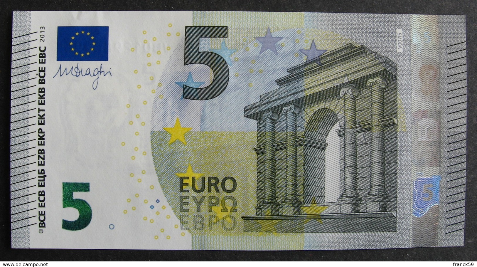 5 Euro Espagne "VB" 2013 Draghi V007I5 LUXE / UNC - 5 Euro