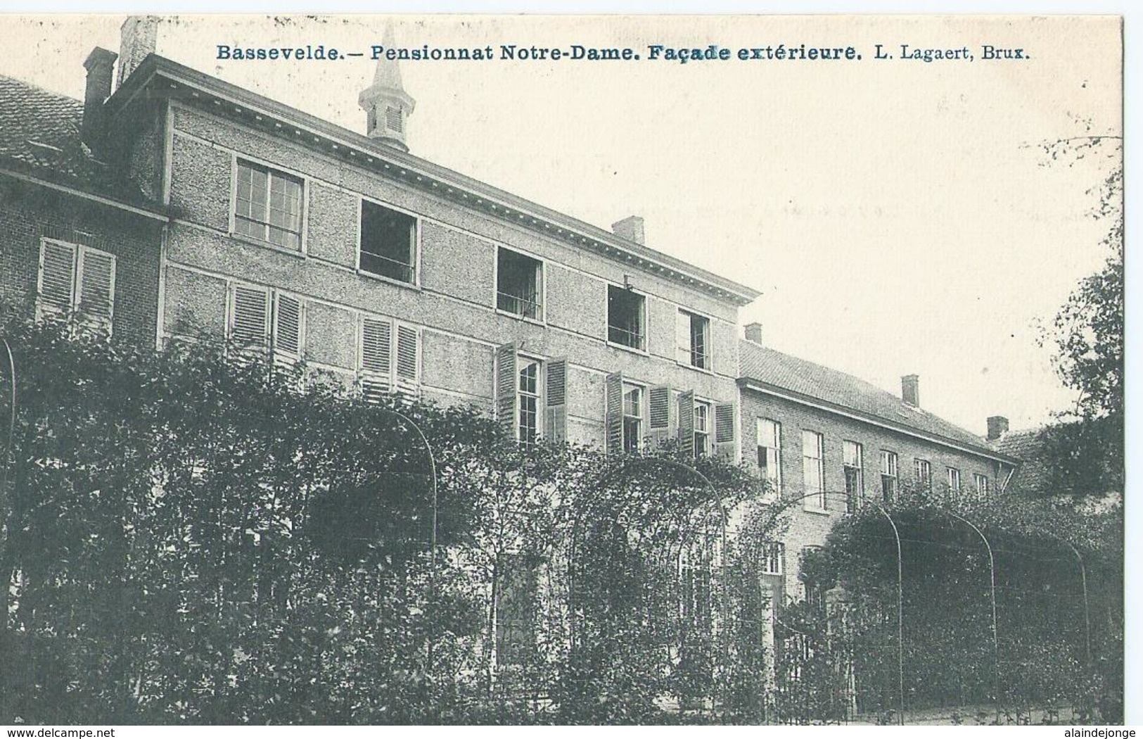 Bassevelde - Pensionnat Notre-Dame. Facade Extérieure - L. Lagaert - 1907 - Assenede
