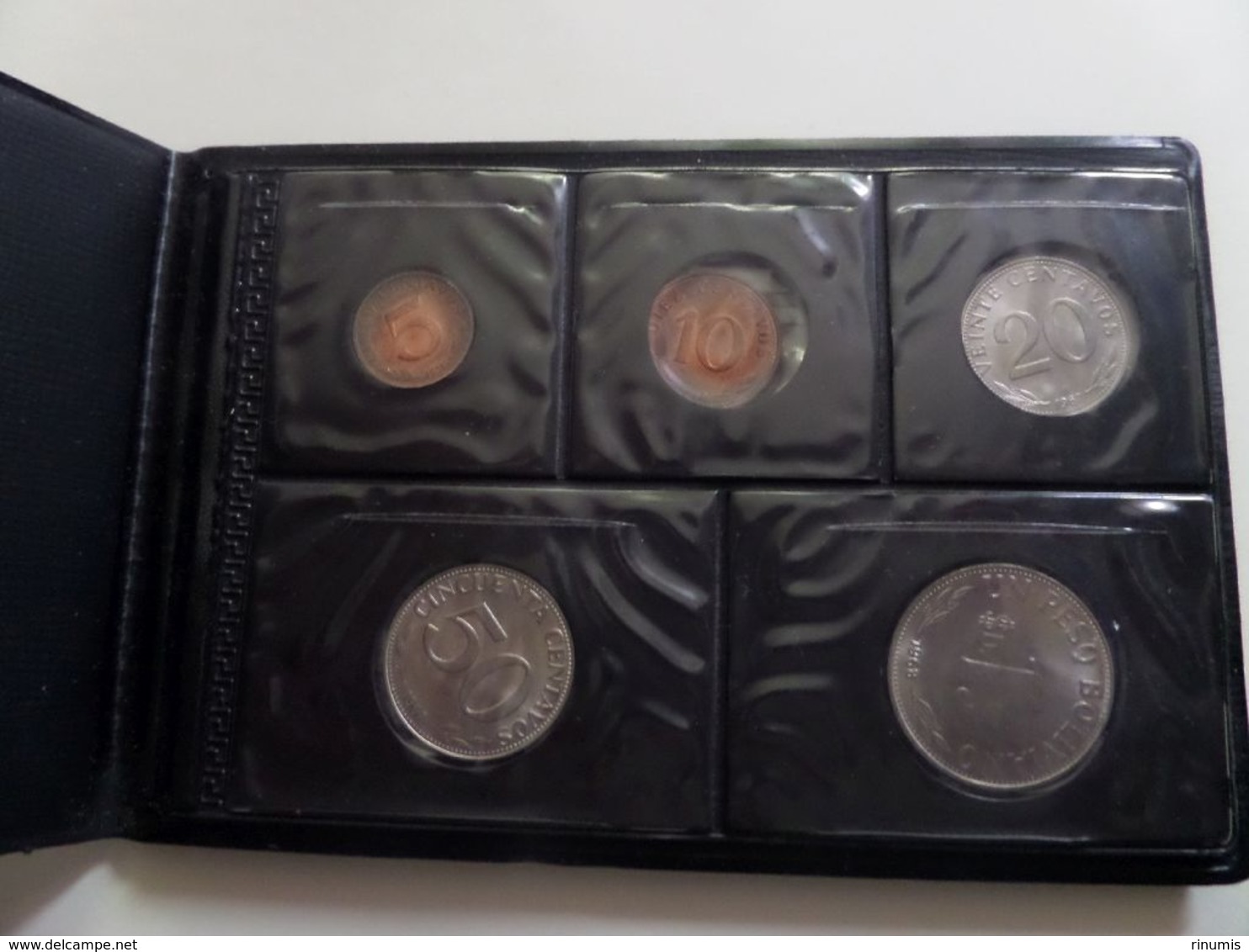 Bolivia National Bank 7 Coins Set UNC - Bolivia