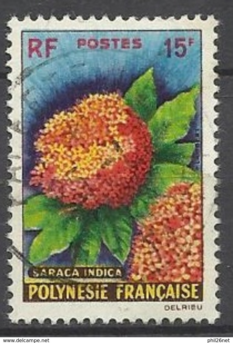 Polynésie  Poste N° 15   Fleurs De Polynésie  Saracea Indica    Oblitéré B/TB    ...    - Used Stamps