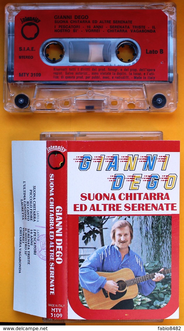 MC MUSICASSETTA GIANNI DEGO SUONA CHITARRA ED ALTRE SERENATE Etichetta INTENSITY MTY 3109 - Cassette