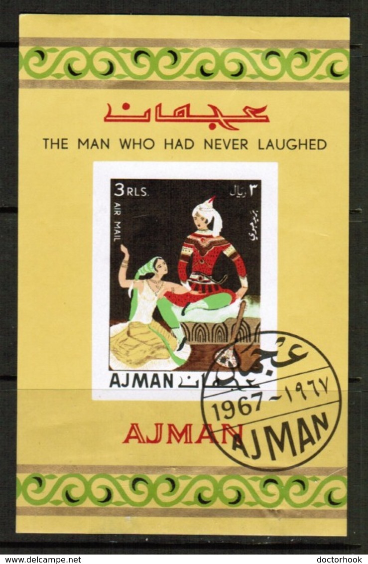 AJMAN  Mi. # BL13B VF USED SOUVENIR SHEET (LG-1075) - Ajman