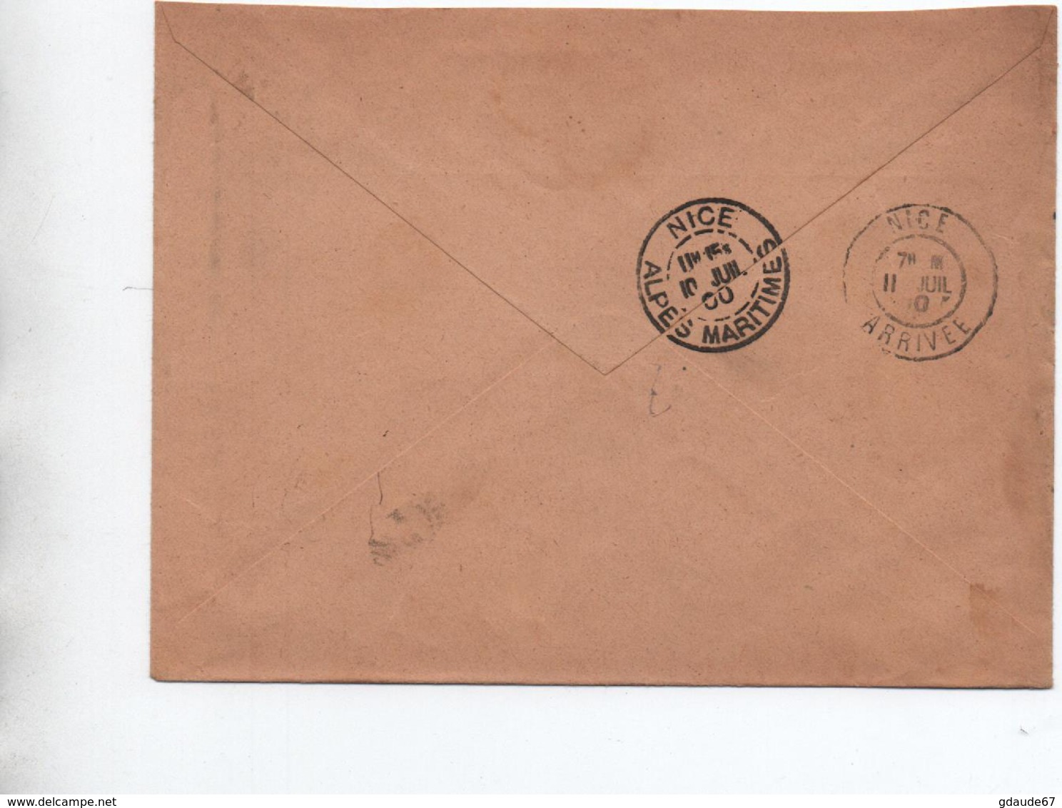 1900 - ENVELOPPE COMMERCIALE De CANNES (ALPES MARITIMES) - 1877-1920: Semi Modern Period