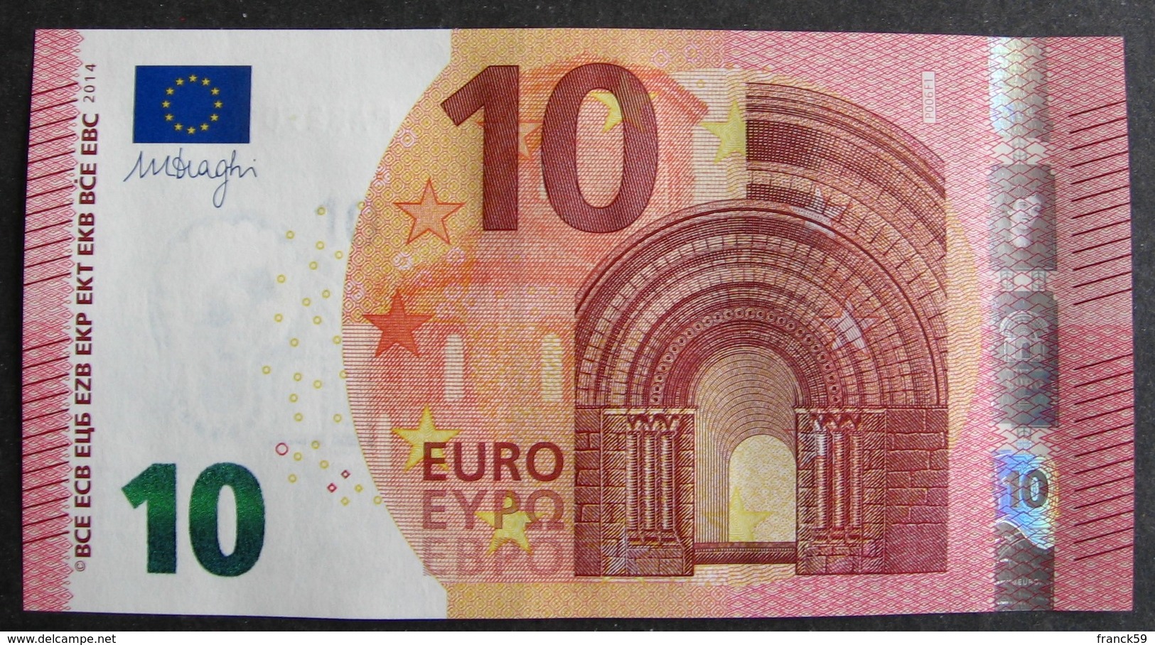 10 Euro Pays-Bas "PA" 2014 Draghi P006F1 LUXE / UNC - 10 Euro