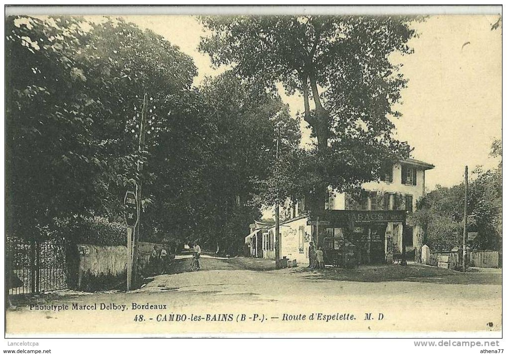 64 - CAMBO LES BAINS / ROUTE D'ESPELETTE (BUREAU DE TABACS) - Cambo-les-Bains